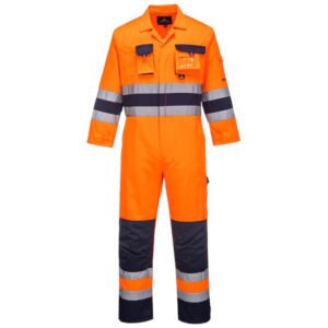 Nantes Hi-Vis Contrast Work Coverall - Image 2