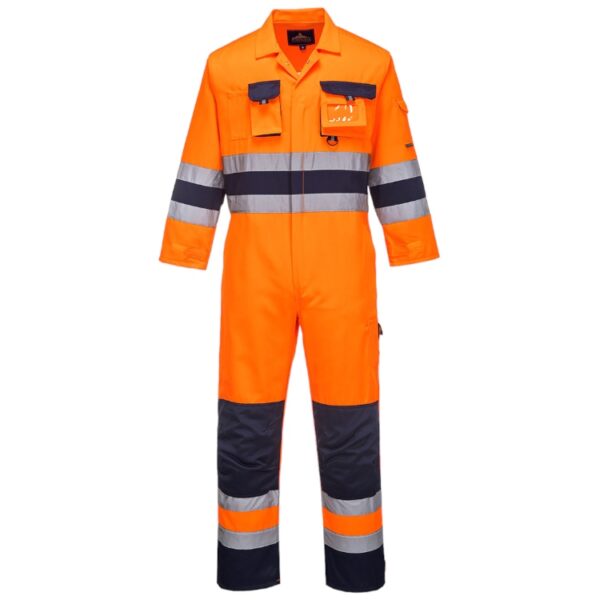 Nantes Hi-Vis Contrast Work Coverall - Image 2