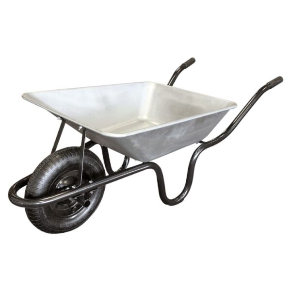 85 Litre Press Pan Wheelbarrow with Pneumatic Wheel