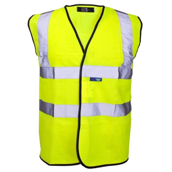 Supertouch Hi-Vis Class 2 Velcro Vest - Image 3