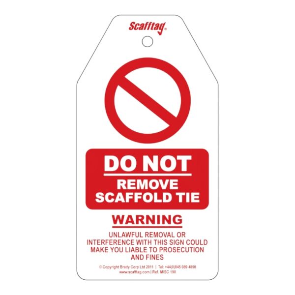 Do Not Remove Warning Tags